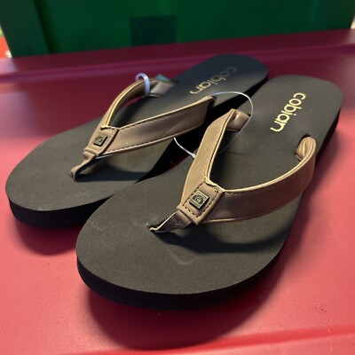 Cobian Women s Skinny Bounce Sandals | Caramel | Size 7