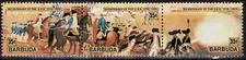 Barbuda #SG252a MNH 1976 Trumbull Princeton Battle [235]