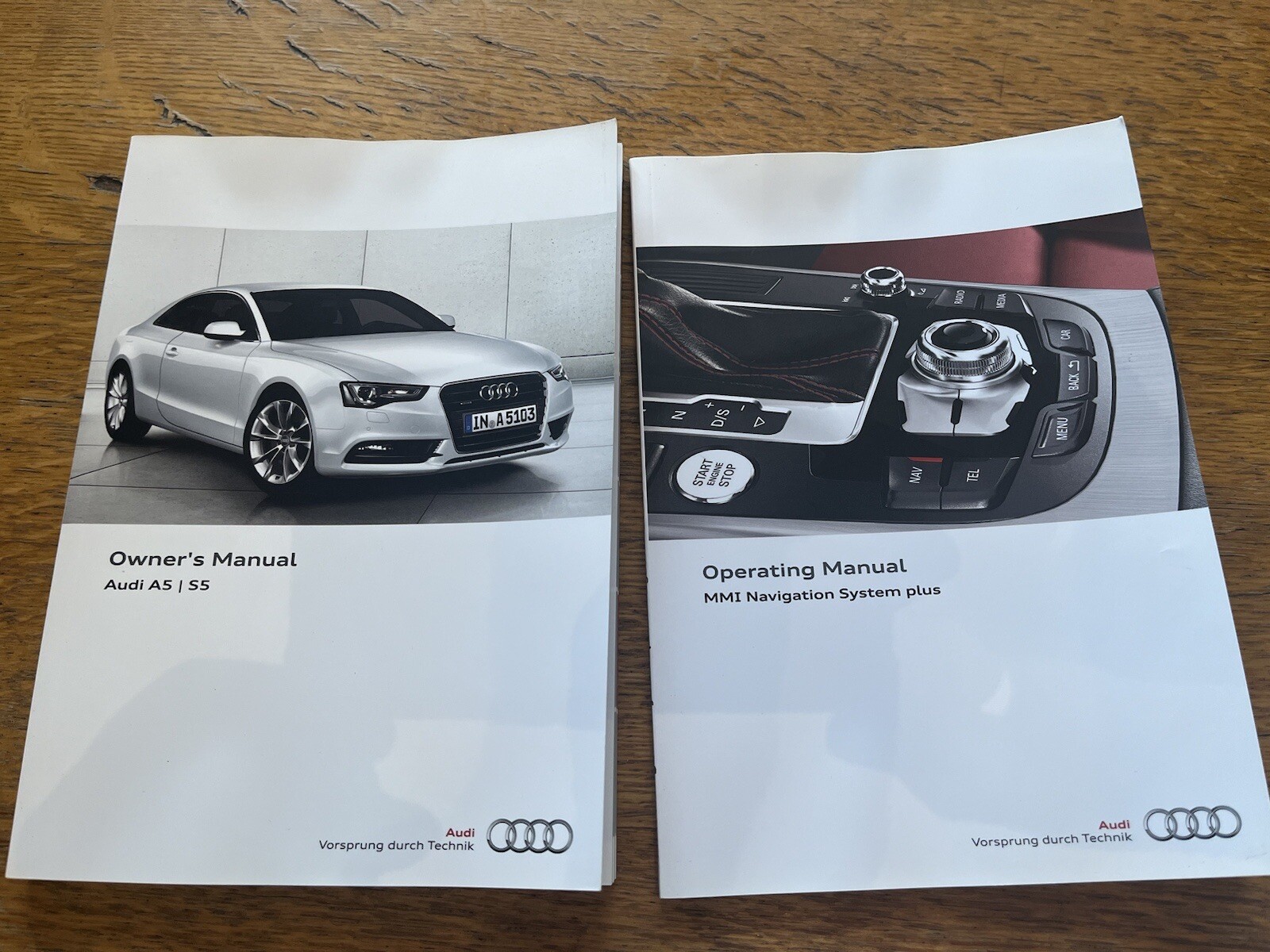 AUDI A5 /S5 COUPE SPORTBACK OWNERS MANUAL USER HANDBOOK & WALLET 2012