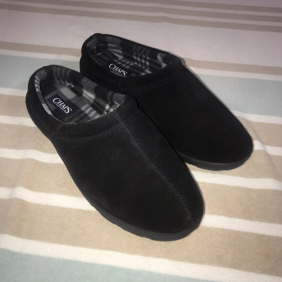 Zapatillas zueco de gamuza Chaps para hombre talla XXL 12,5-13 Foto 3 de 4
