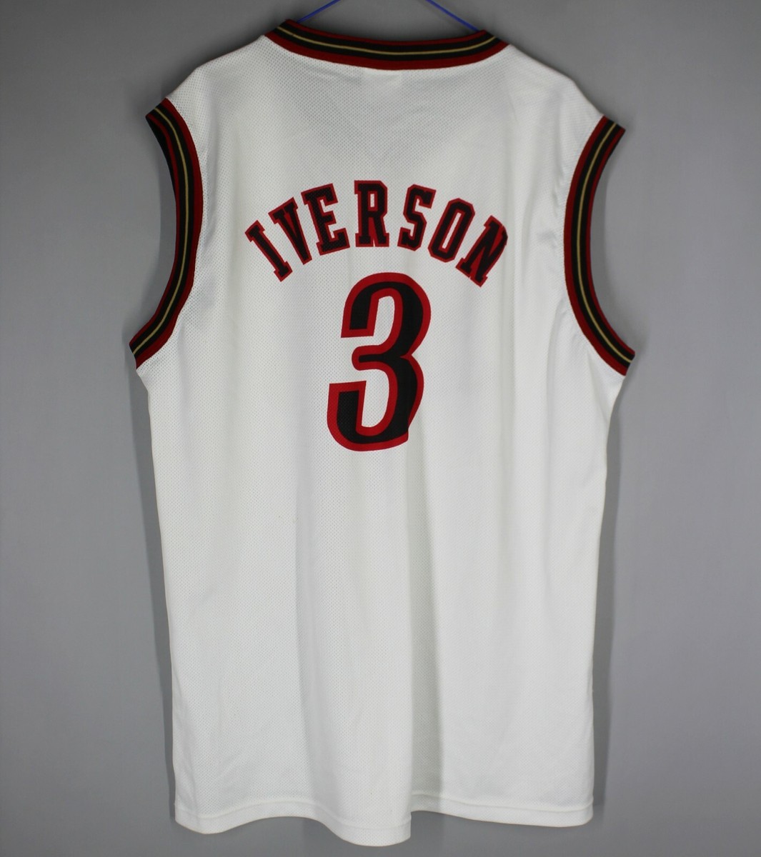 NBA PHILADELPHIA SIXERS 76ERS SHIRT JERSEY CHAMPION ALLEN IVERSON