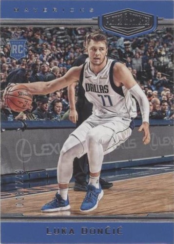 2018-19 Panini Chronicles #166 LUKA DONCIC Luminance Rookie RC PSA