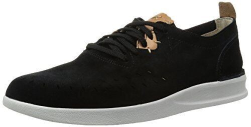 Clarks Mens Originals Jacobee Lo Suede Shoes In Black UK Size