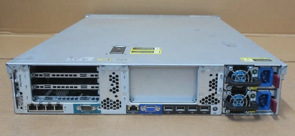 HP Proliant DL380p GEN8 2x 8-Core E5-2690 128GB RAM 8x 2.5" Bays 2U Rack Server - Image 2 of 3