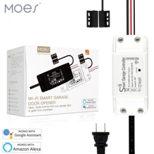 MOES WiFi Smart Garage Door Opener Controller Switch With Alexa Google Home APP