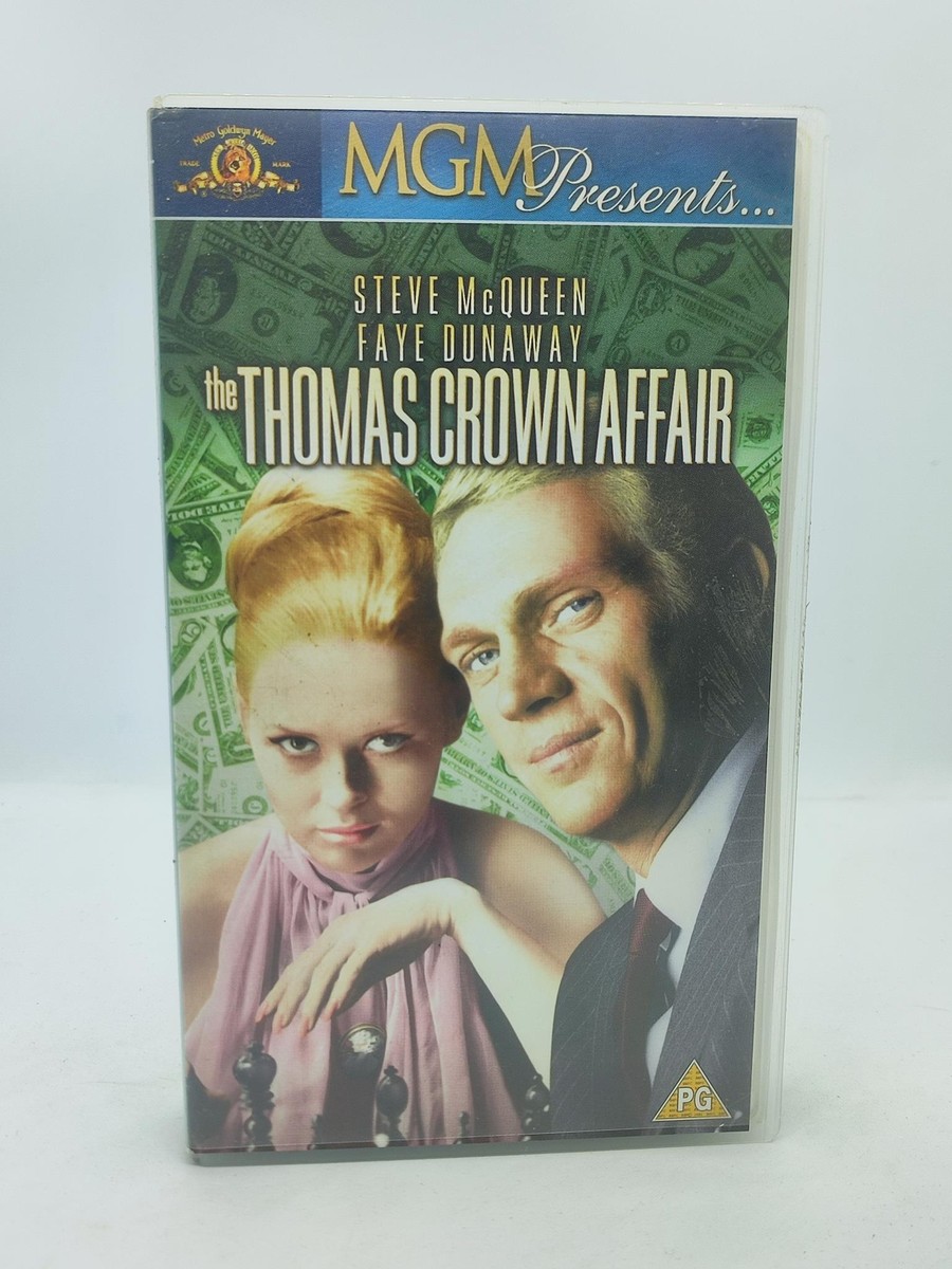 The Thomas Crown Affair, Steve McQueen On VHS Video Cassette Tape