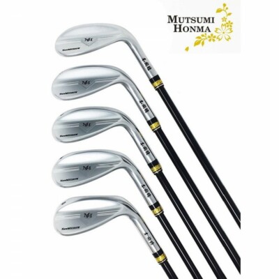 Wedger MUTSUMI HONMA MH282 – Loft 60°, Bounce 13, Manche Carbone (Neuf, Homme)