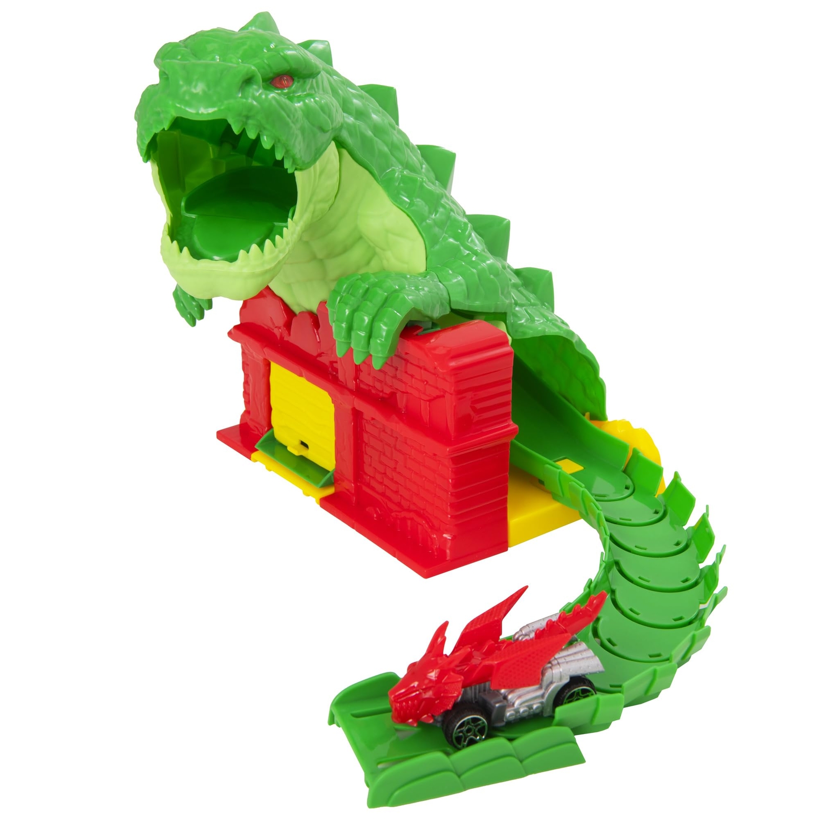 Teamsterz Beast Machines Reptile Rampage Launcher   Dinosaur Car Launcher And Ca