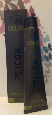 I.C.O.N. ECOTECH ~ Natural Professional Permanent Hair Color  2.1 fl oz Tube