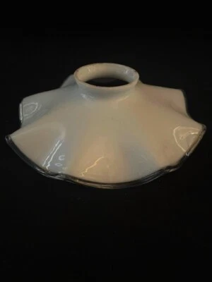 Abat-Jour Tasse Lustre Tulipe Verre Abat-Jour/Art Nouveau/Remplacement D.18,5 - Photo 1/4