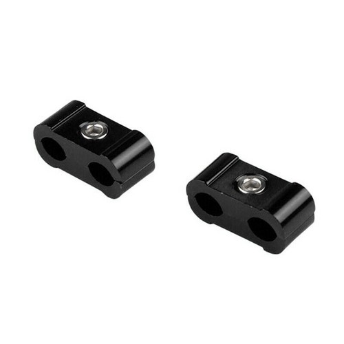 3Pcs Black Aluminum Engine Spark Plug Wire Separator Divider Organizer Clamp Kit - Picture 9 of 12