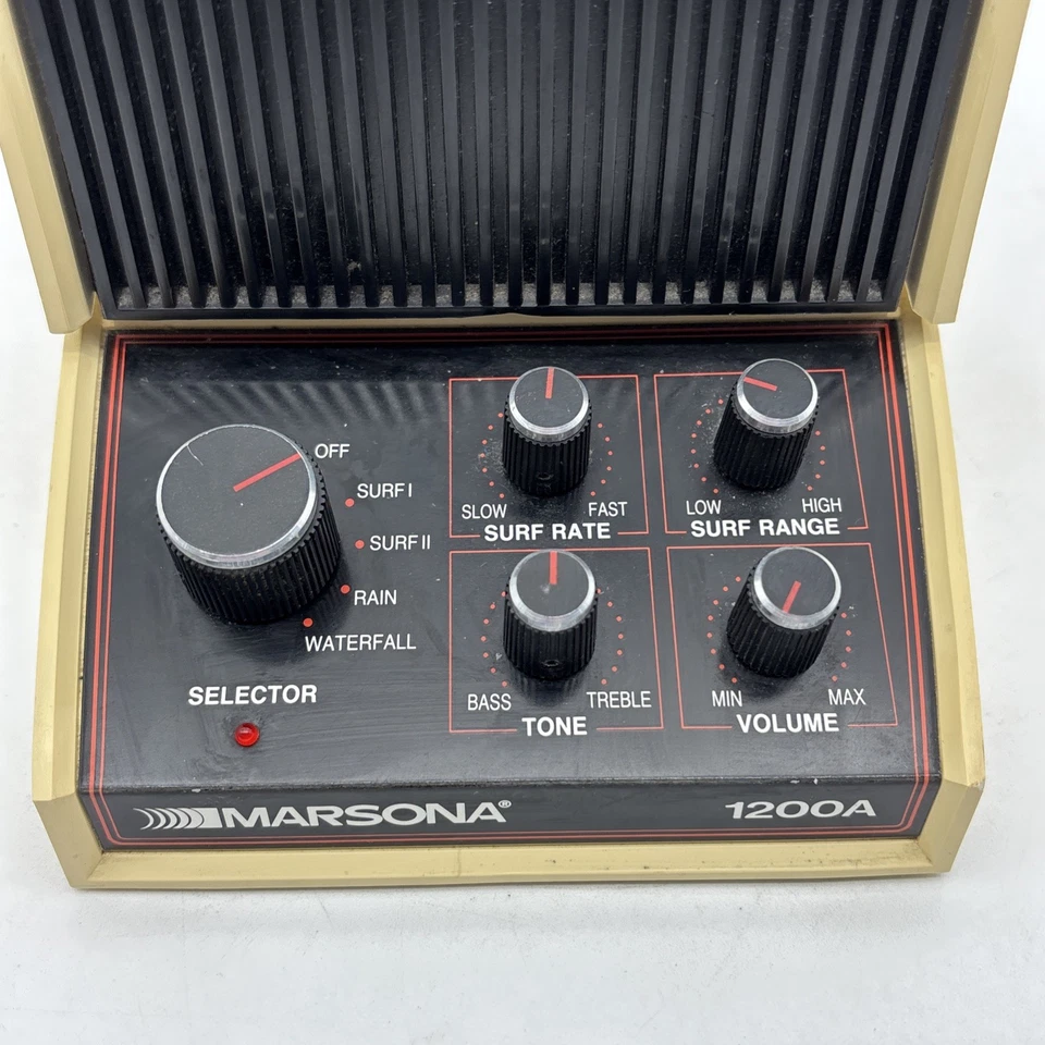 Máquina Acondicionadora de Sonido Marsona 1200A Analógica Sueño Surf Lluvia Sin Adaptador de CA Foto 3 de 4