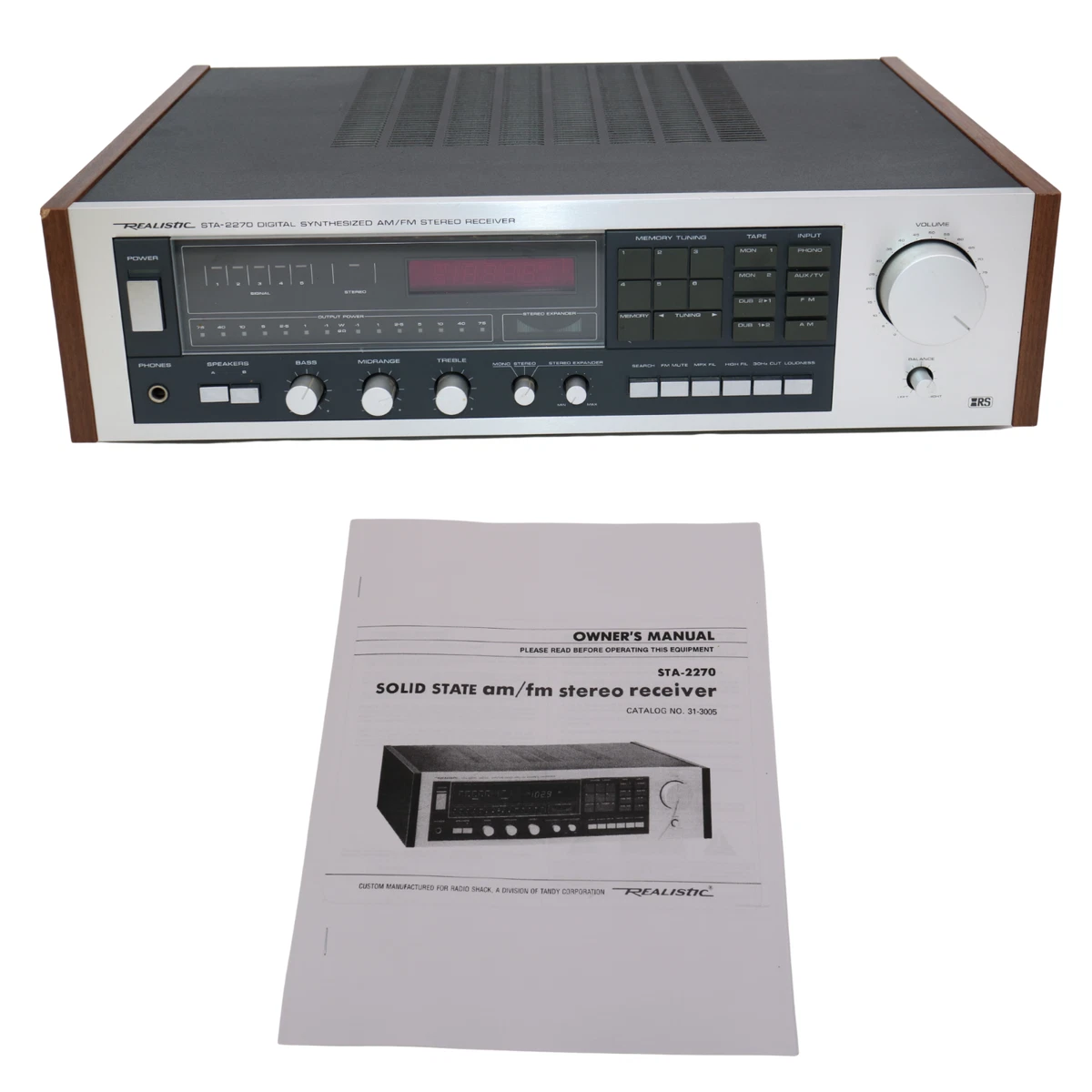 Ampli Tuner Vintage Thomson AT 2002 V / AT 2002T - Année 1976 - Fonctionnel