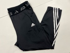 Adidas TECHFIT Black 3 Stripe Leggings - 2XL