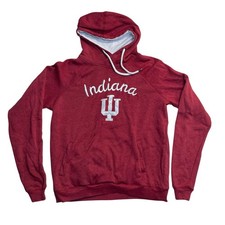 Indiana Hoosiers Colosseum Women s Hoodie Red Embroidered IU Size Medium