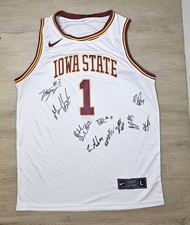 2025-2026 Iowa State Cyclones Team Autographed Signed Jersey Milan Momcilovic