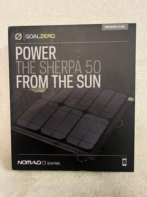 #ad #ad 💙Goal Zero Nomad 13 Sherpa 50 POWER Foldable Solar Panel Camping Hunting NEW $99.72