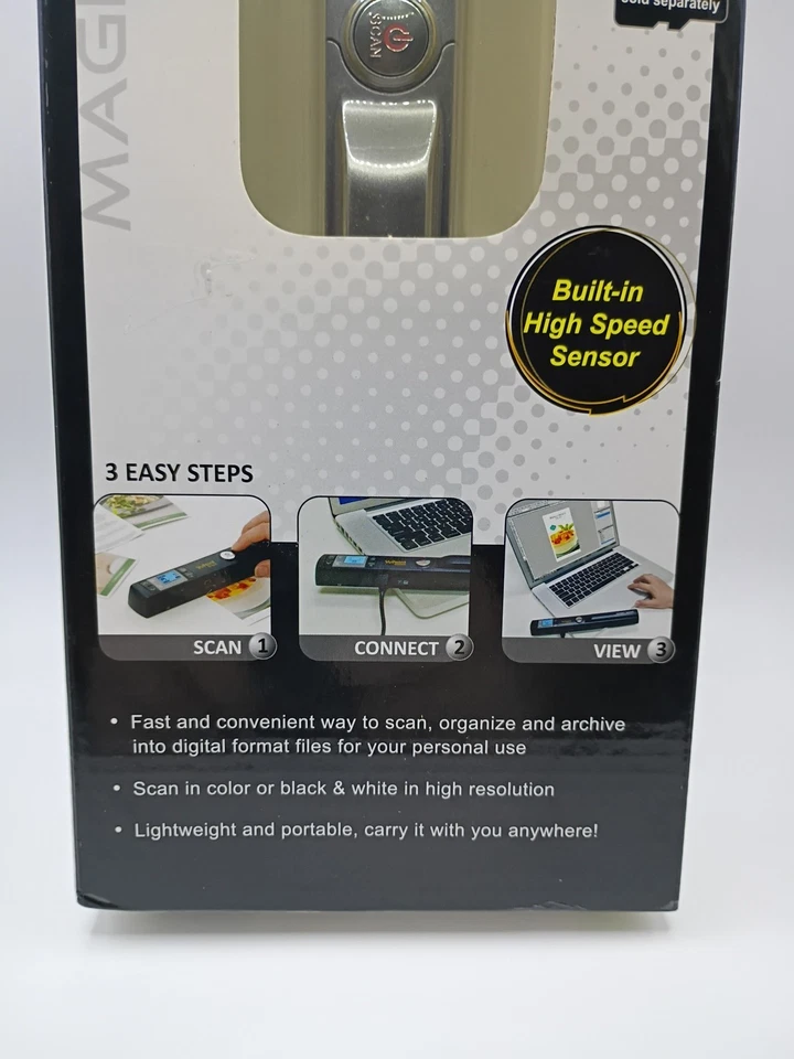 VuPoint Magic Wand II Portable Scanner  ST441PE Pewter High Speed Sensor  NEW - Image 4 of 4