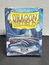 Arcane Tinman Dragon Shield Sleeves Standard Size Blue (100 Pieces) At-11003 New