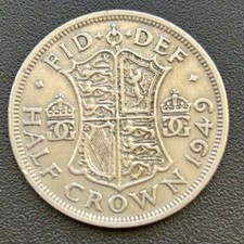 1949 Half Crown Coin - George VI - #286