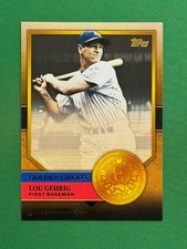 2012 Topps Baseball Golden Greats #GG-2 Lou Gehrig