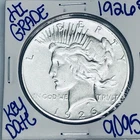 1926 S SILVER PEACE DOLLAR AUTHENTIC HI GRADE U.S. MINT COIN RARE KEY DATE 9095