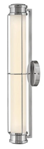 Hinkley Saylor 24" Wide Polished Nickel Modern LED Bath Light - Picture 7 of 10