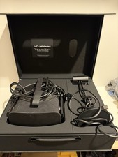 Oculus Rift CV1 VR Headset  1 Sensor ONLY  No Controllers  Tested Working