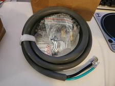 Grizzly 30 Amp 3 Prong 6 FT Dryer Power Cord Gray Electric