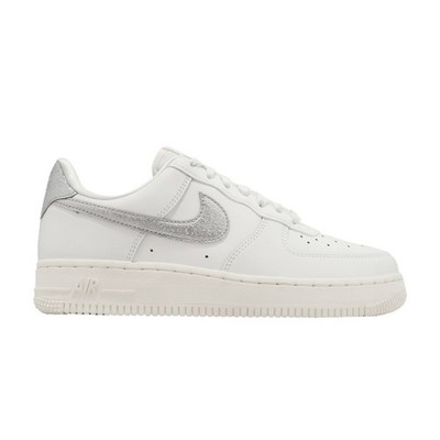 Nike Air Force 1 '07 ESS TRND Metallic Silver White DQ7569-100 Women Size 11
