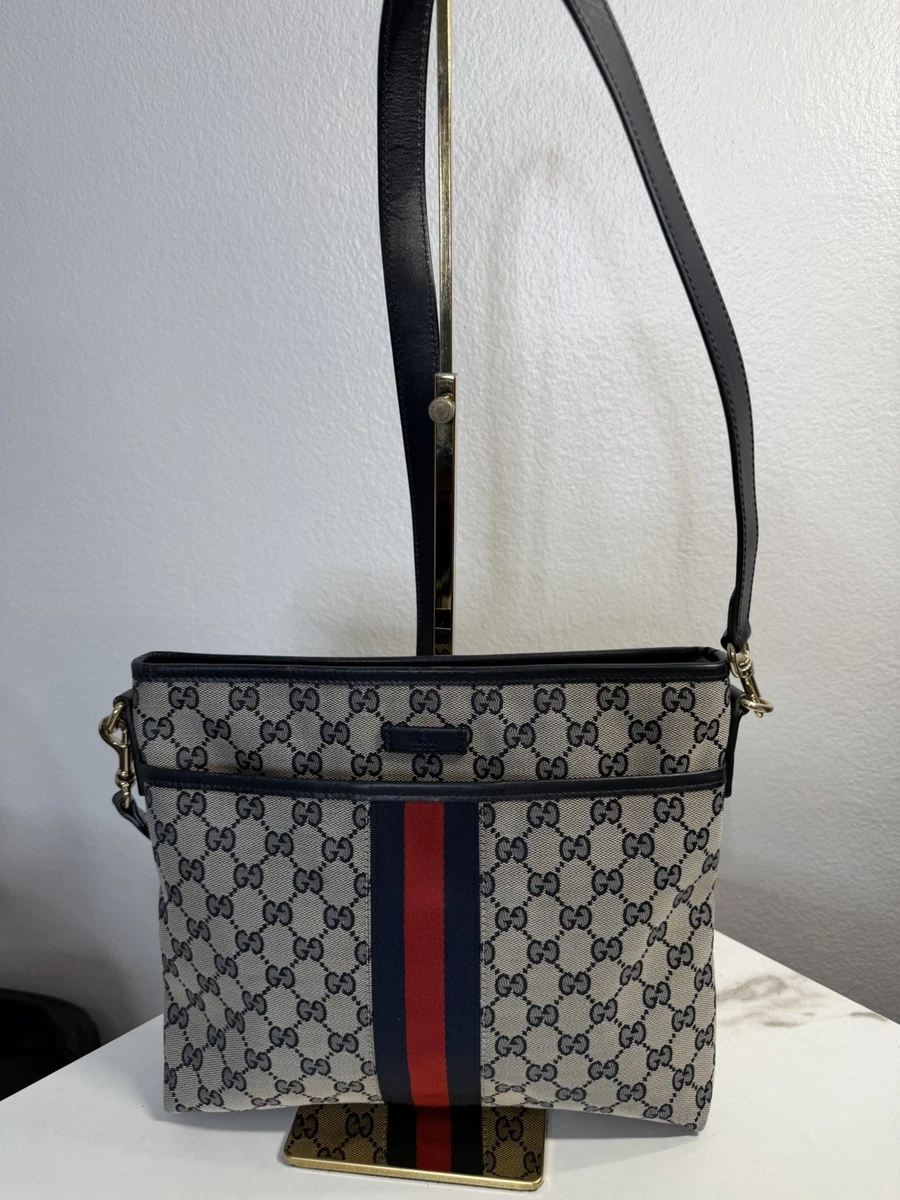 Gucci Canvas Exterior Striped Bags & Handbags for Women for sale
