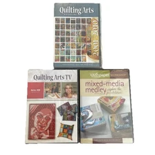 Quilting Media lot 2001-2010 Quilting Arts Magazine Quilting Arts TV Series Etc