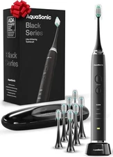 Aquasonic Black Series Ultra Whitening Toothbrush - Ada Accepted Elec. - New