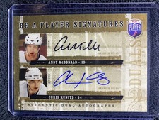 2006-07 BAP - Signature Duals - #D-MK *Andy McDonald - Chris Kunitz*