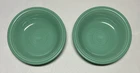 Set Of 2 Fiesta Sea Mist Green 5-3/8” Fruit Bowls Fiestaware Retired 6 Oz USA