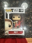 Marat Micheal Autographed Pop : Funko Pop! Star wars Rey (w/ Lightsaber) #104