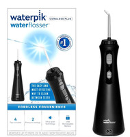 Waterpik Cordless Plus Water Flosser | WP-492UK | Black | New | Read Description