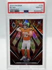2024 Panini Phoenix - Rookies Bo Nix #159 Fire Burst /350 (RC) PSA 10