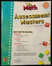 2nd Grade - MY MATH - ASSESSMENT MASTERS - TEACHER'S EDITION (2013, McGraw-Hill)