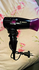Bosch Standard Electric Hair Dryer with Concentrator Nozzle, Black/Purple