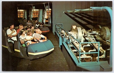 Vintage Hershey's Chocolate World Ride Postcard Chocolate Refining Vat