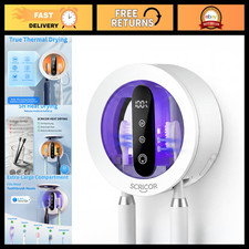 Wall Mounted Toothbrush Holder with Dual UV Sanitizer Heated Drying 2026