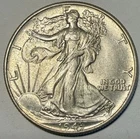 1943-P Walking Liberty Half Dollar, BU (lot 34)