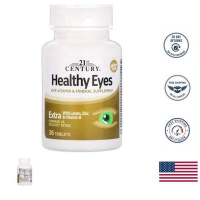 Healthy Eyes Extra Lutein Tablets - 36 Count for Optimal Eye Health Support