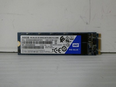 Western Digital Blue 500GB M.2 2280 SATA  SSD Drive - 89% Health
