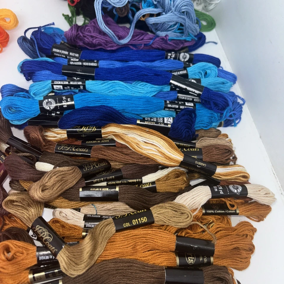 270 Skeins DMC J&P Coats Cotton Embroidery Thread Floss NOS J60 - Image 3 of 4