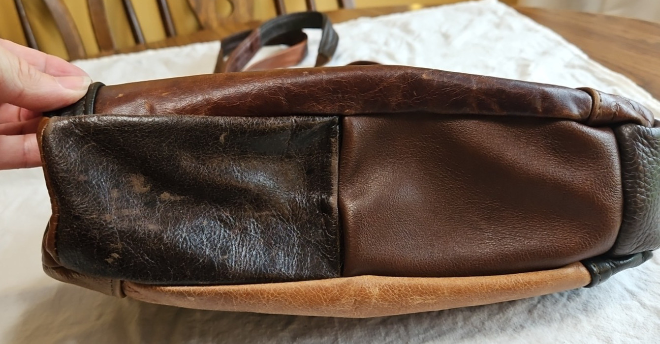 Genuine Leather Mexico Patchwork  Multicolor Soft… - image 5