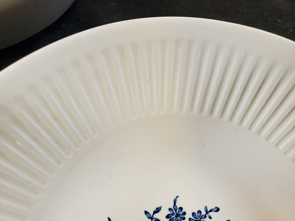VTGE Set 3 Johnson Bros Scandia Blue Bowls- 2 Cereal & 1