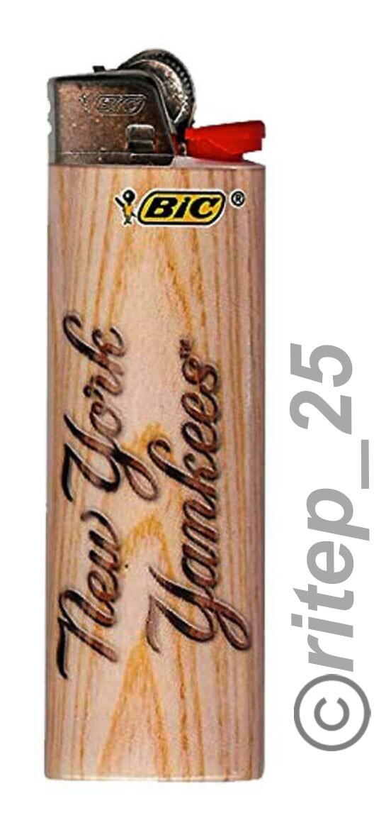 (7 Lighters) BIC New York Yankees Cigarette Lighters MLB Officially Licensed
