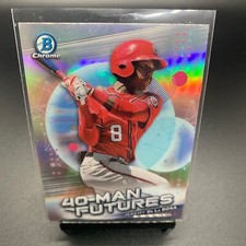 2021 Bowman Chrome Baseball #FMF-21 Jeremy De La Rosa 40-Man Futures Nationals